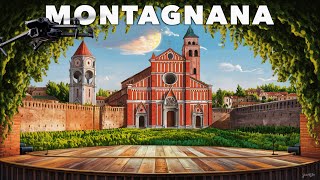 👑i🏰 MONTAGNANA#DroneFootage#TheBlackSwanFlight