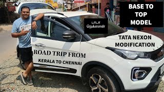 KERALA TO CHENNAI FOR Tata Nexon Modification Tamil - Base to top model -Nexon Modification  Nexon