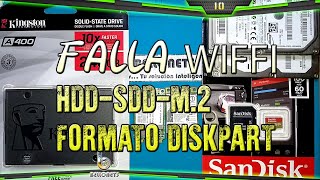 ✔️ FORMAT DISKPART HDD ESTADO SOLIDO SSD FALLA NO COMUN DE WIFI  MicroSD VICTORIAHDD @bellonets