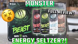 Monster Energy|Beast Variety Pack Review|Monster With Alcohol?!