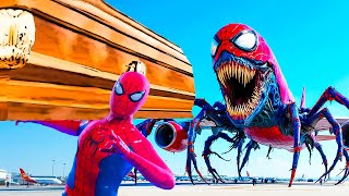 INFECTED SKY Spider-Man Plane Boeing | Coffin Dance Song (COVER)