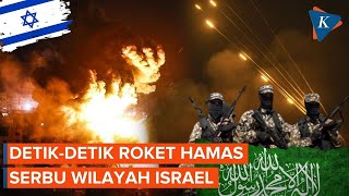 Detik-detik Roket Hamas Meluncur di Langit Gaza, Sasar Wilayah Israel