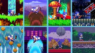 Sonic The Hedgehog 3 & Knuckles ➡️ All Zone Transition Animation