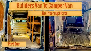 Full Van Build - Part One.. UK VAN LIFE #vanlifeuk #camperconversion #vanlife