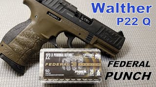 Walther P22 \u0026 Federal Punch 'Personal Defense' Ammo Shooting Review - Penetration vs. Expansion