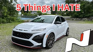 5 Things I HATE about my 2022 Hyundai Kona N! (And How I fixed 1 of them).
