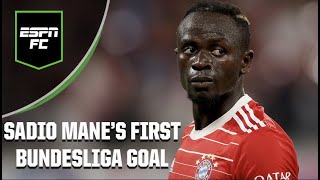 Sadio Mane scores his FIRST Bundesliga goal for Bayern Munich 👏