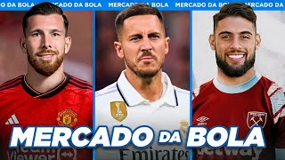 HAZARD QUER ABANDONAR SUA CARREIRA│WEST HAM MIRA YURI ALBERTO e+ - Mercado da Bola 2023