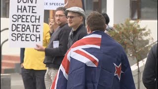 Massey University Vice Chancellor refusing to talk over Don Brash cancellation, protesters rally