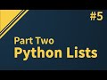 Python Tutorial: Lists | Part 2