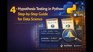 4 Hypothesis Testing in Python: Step-by-Step Guide for Data Science