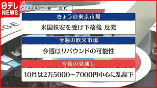 【10月3日の株式市場】株価見通しは？　三浦豊氏が解説