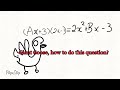 Giant Goose solves comparing coefficients questions