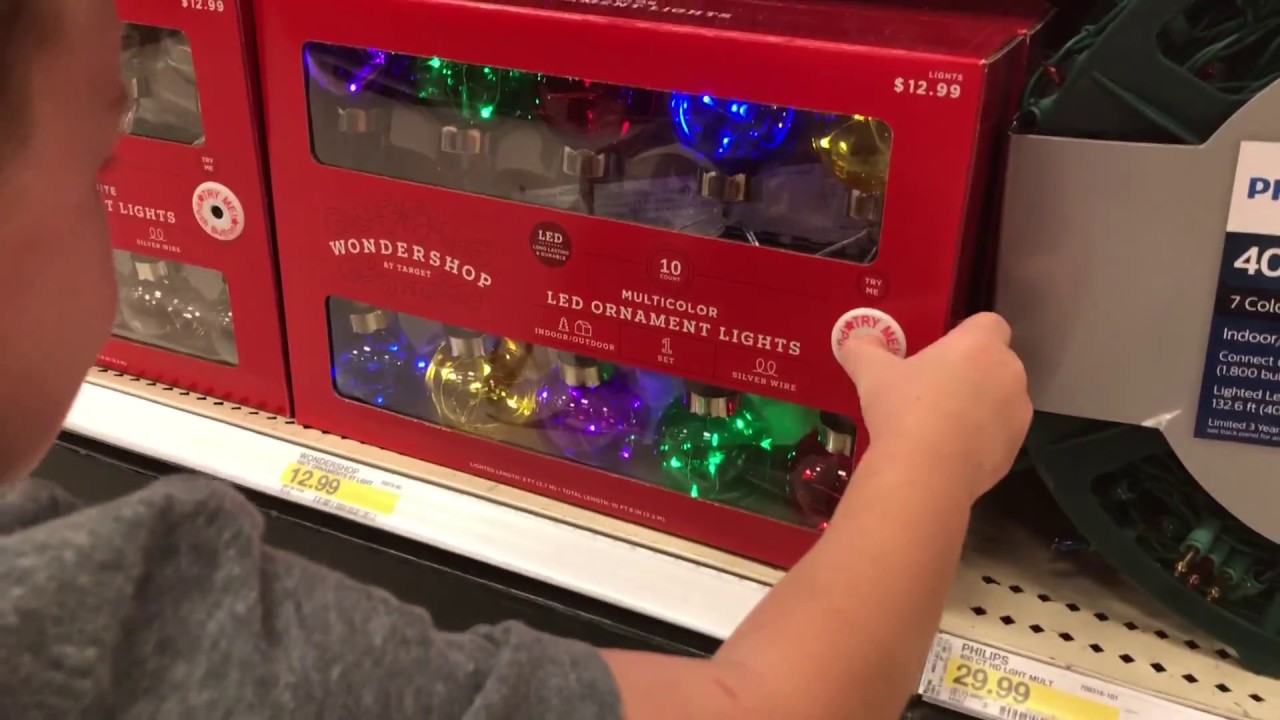 Christmas Lights Are Here! Christmas Light Review At Target 2017! - YouTube