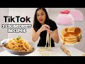 i tried viral tiktok 3 ingredient recipes *so good!!*