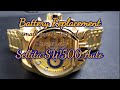 BOLT ZEUS MAGNUM RONDA 1042 SMALL MOVEMENT BATTERY CHANGE VIDEO