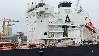 Proses Sandar Kapal Bulk Carrier Port Of Amsterdam #blog #ship @zorroengineer888