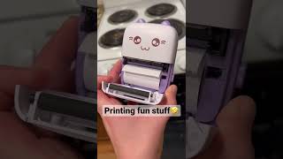 This Mini Phone Printer lets me print fun stuff🤣