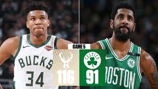 Bucks beat Celtics in Game 5 to move onto Eastern Conference finals | 2019 NBA Playoff Highlights