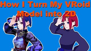 How I Turn My Vroid Models into 2D Art (Speed Art)