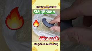 Làm sạch mạt sắt đơn giản || Mẹo Xử Lý #meovat #meovatcuocsong #lifehacks #diyideas #tipsandtricks