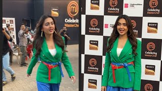 Tejasswi Prakash Clicked At Celebrity MasterChef India in Mumbai