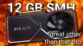 The RTX 4070 has a Major Problem... Nvidia did it again 😒