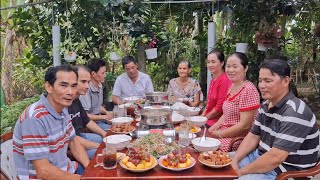 Brothers Gathered for a Day to Cook a Pot of Roast Pork Noodle Soup! | BĐMV&Family