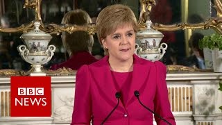Scottish independence:  Nicola Sturgeon to seek second referendum - BBC News
