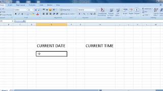 Excel current date and time insert in just 1 click #viralshorts #viral#excel #computer