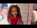 barbie dolls sick day family morning routine