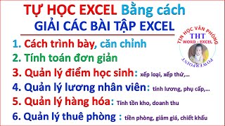 Học Excel cho người đi làm. Bài giảng Excel đi làm