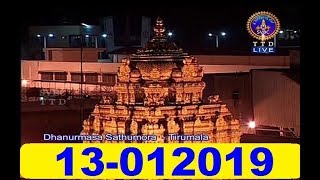 Dhanurmasa Sathumora-Tirumala | 13-01-19 | SVBC TTD