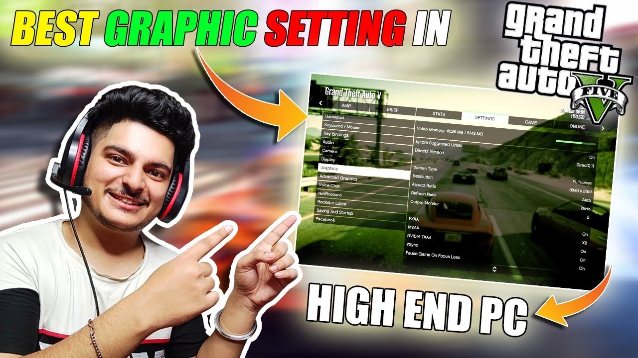 Best GTA 5 HIGH Graphic Setting For HIGH END PC | Best GTA 5 HIGH ...