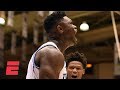 Zion Williamson's dunks, 29 points lead Duke to 30-point win | College Basketball Highlights