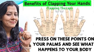 How to Activate all Acupressure points in palms for total health benefits-Clapping Therapy benefits