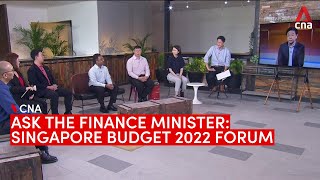 Singapore Budget 2022 forum: Ask The Finance Minister
