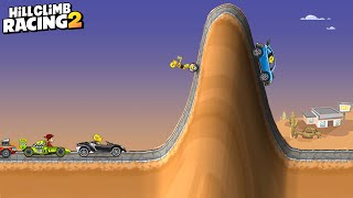 CARS vs GIANT BULGE - Hill Climb Racing 2 / GamePlay Walkthrough