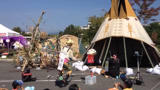 大道芸人 ブンブク from 恵那 at 中津川 Solar Budokan 2014