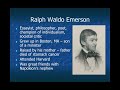 Intro to Transcendentalism and Emerson