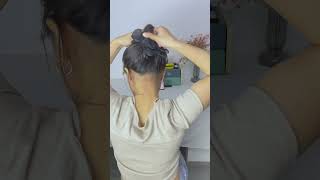 一个发夹搞定高颅顶马尾，简单好上手8月12日 #发型教程 #hairstyle #hairtutorial