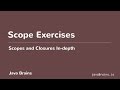 Scopes and Closures In-depth 05 - Scope Exercises