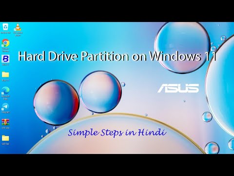 How To Create Partition On Windows 11 | Partition Of Hard Disk In Asus ...