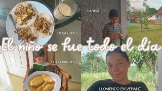 Este niño se fue todo el día 😲+ Preparando mi desayuno 🍳 Así nos gusta el café ☕️ + Estudiando 📖