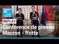 Emmanuel Macron salue la coopération avec les Pays-Bas et défend une position 