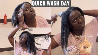 My Quick Natural Hair Wash Day Routine