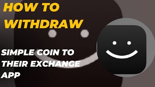 HOW TO WITHDRAW YOUR SIMPLE COINS INTO THE SIMPLE APP #simple #coin #app #withdraw #telegram