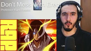 KURO'S REACTION to Eren Jaeger Rap | 