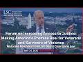 Spring 2026 Forum on Increasing Access to Justice   Welcome Remarks from John Levi