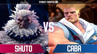 SF6 🔥  Shuto ( Akuma ) VS Caba ( Guile ) 🔥 Street Fighter 6 High Level Gameplay!